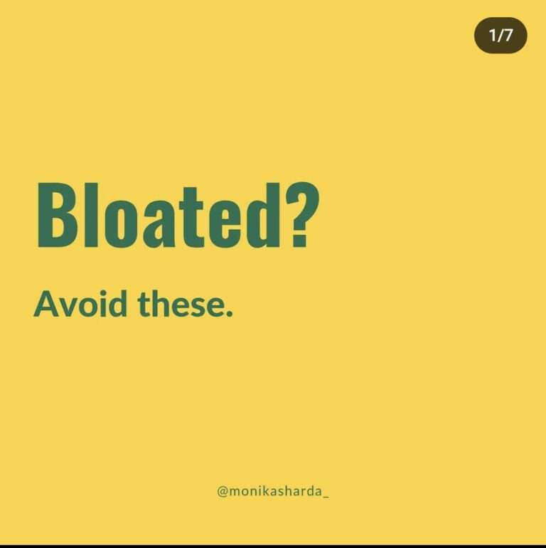 bloated? avoid these